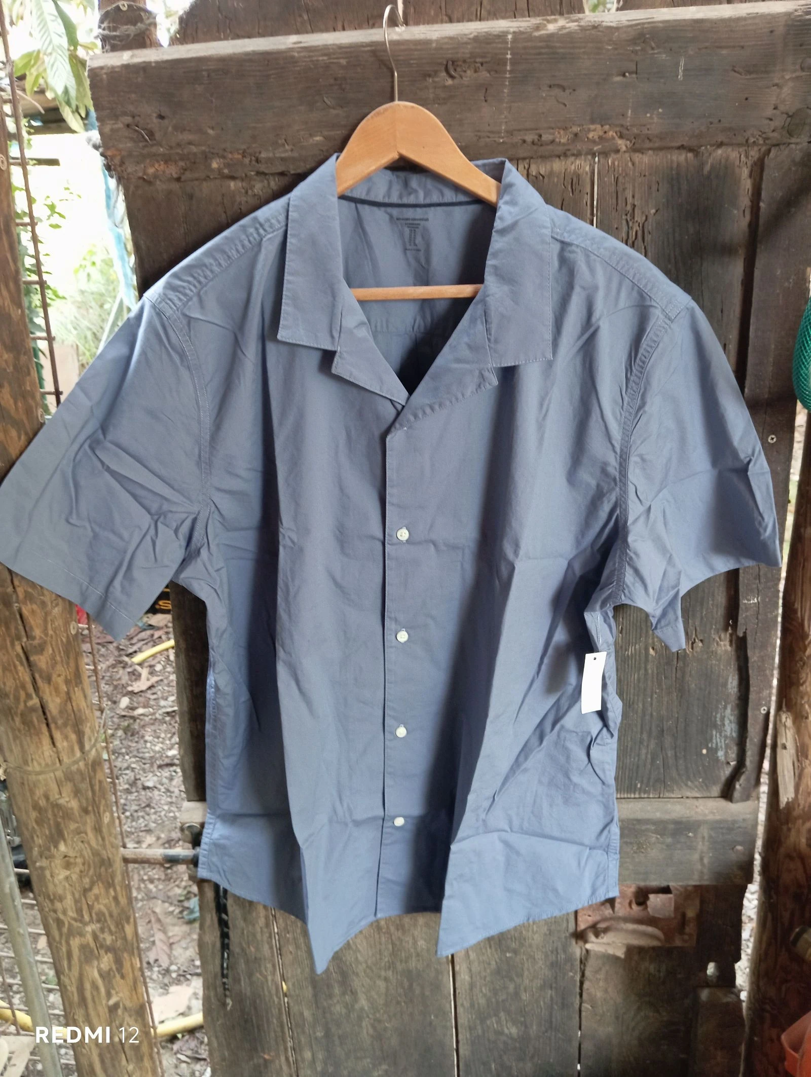 Camisa casual azul grisácea nueva